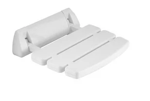 Deante Siedzisko przyścienne składane VITAL NIV 651A białe NIV651A - Akcesoria łazienkowe - miniaturka - grafika 3