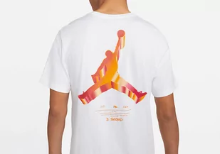 Nike Air Jordan Jumpman 3D Crew Tee White - Koszulki męskie - miniaturka - grafika 1