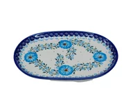 Miski i półmiski - Ceramiczna półmisek średni Ceramika Bolesławiec - miniaturka - grafika 1