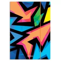 Teczka rysunkowa A4 z gumką Neon Art - Teczki i skoroszyty - miniaturka - grafika 1