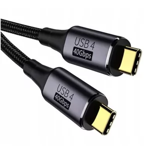 Kabel Usb 4.0 Usb-C 40Gbps Thunderbolt 8K - 0.5M - Kable USB - miniaturka - grafika 1