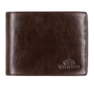 Portfele - Męski portfel skórzany z rozkładanym panelem - miniaturka - grafika 1