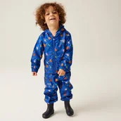 Kurtki i płaszcze dla chłopców - Regatta Dziecięca kurtka kieszonkowa Peppa Pack It Niebieski, Rozmiar: 116 cm - miniaturka - grafika 1