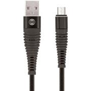 Kable USB - Forever Shark micro-USB czarny 2220885 - miniaturka - grafika 1