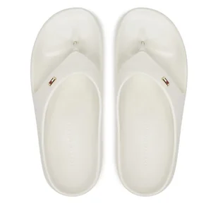 Japonki Tommy Hilfiger Th Comfort Beach Sandal FW0FW08522 Biały - Klapki i japonki damskie - miniaturka - grafika 1
