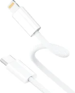 Kable USB - D-Fruit cable USB-C - Lightning 1m, white (DF118) - miniaturka - grafika 1