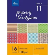 Zeszyty szkolne - Zeszyt papierów kreatywnych A4 16k 100g KB030-11 TETIS - miniaturka - grafika 1
