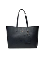 Torebki damskie - Tommy Hilfiger Torebka Th Distinct Tote Mono AW0AW17195 Granatowy - miniaturka - grafika 1