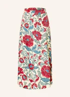 Spódnice - Farm Rio Spódnica Satynowa Francesca beige - miniaturka - grafika 1