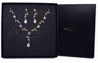 Zestawy biżuterii dla kobiet - Komplet ślubny MUHER gold - miniaturka - grafika 1