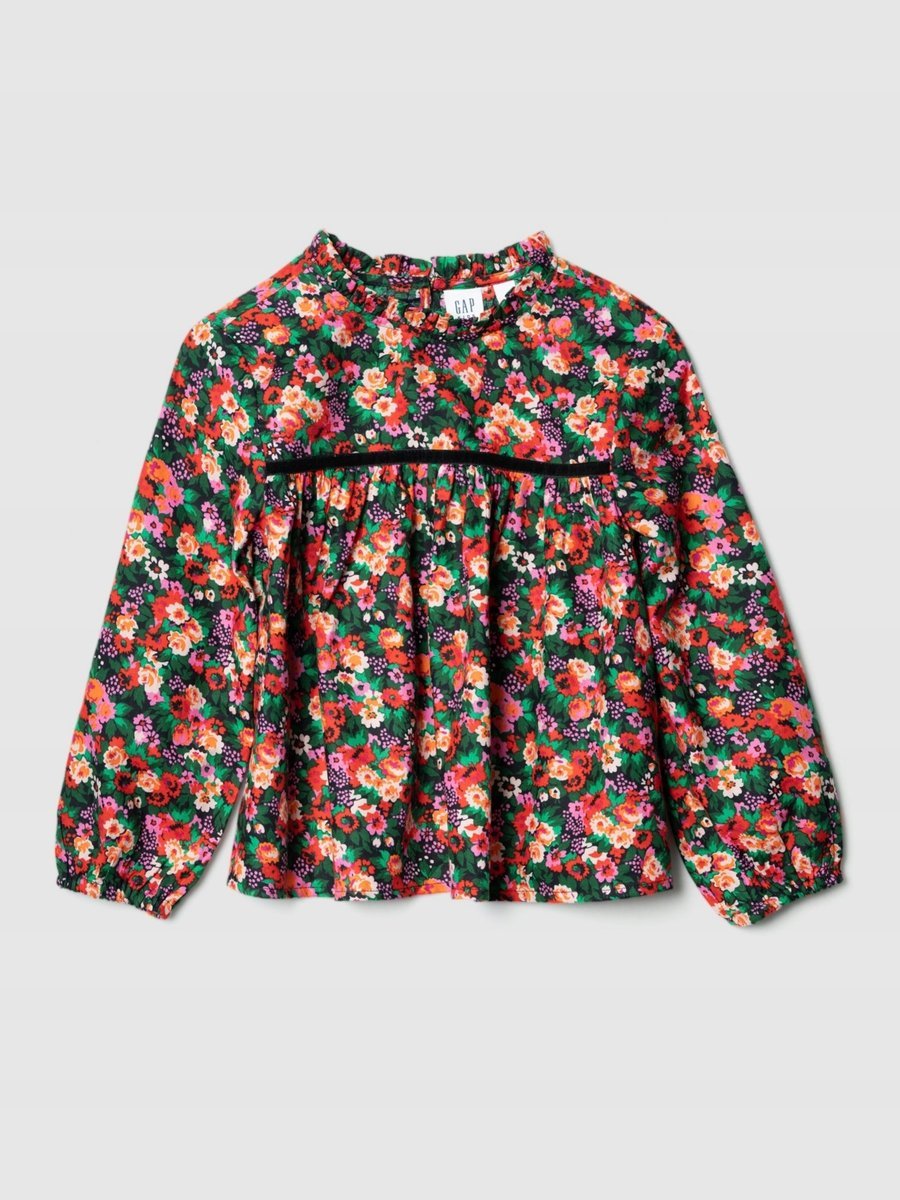 BLUZKA DZIECIĘCA DZIEWCZĘCA W KWIATKI GAP KIDS FLORAL 104-110