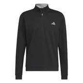 Golf - Męska bluza golfowa Adidas Elevated 1/4 Zip black - miniaturka - grafika 1