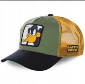 Czapki i chusty sportowe męskie - CZAPKA Z DASZKIEM LOONEY TUNES KACZOR DUFFY żółta - miniaturka - grafika 1