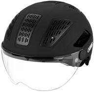 Kaski rowerowe - Abus Hyban 2.0 Ace Kask, velvet black L 56-61cm 2020 Kaski miejskie i trekkingowe 86935 - miniaturka - grafika 1