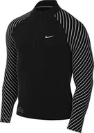 Koszulki męskie - Nike Męski top do biegania Running Division Dri-Fit z zamkiem błyskawicznym do biegania dla mężczyzn - miniaturka - grafika 1