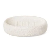 Mydelniczki i dozowniki mydła - Mydelniczka Bonita kamionka biała - miniaturka - grafika 1