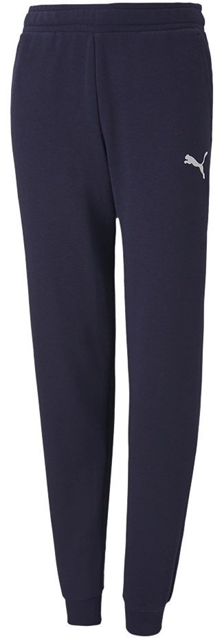 Spodnie dla dzieci Puma spodnie teamGOAL 23 Casuals Pants Jr granatowe 656713 06-116