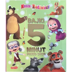 Masza i Niedźwiedź Bajki 5 Minut Przed Snem HarperKids 3+ - Komiksy dla dzieci - miniaturka - grafika 1
