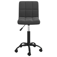 Fotele i krzesła biurowe - vidaXL Obrotowe krzesło biurowe, czarne, tapicerowane aksamitem! 334353 - miniaturka - grafika 1
