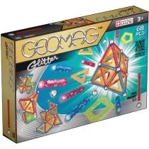 GeoMag Panels Glitter KLOCKI magnetyczne 68 elementów - Klocki - miniaturka - grafika 2