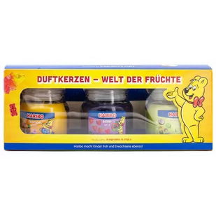 Zestaw świec zapachowych Haribo - 3 świece sojowe 3 oz 85 g - Świece Zestaw świec zapachowych Haribo - 3 świece sojowe 3 oz 85 g - Świece - miniaturka - grafika 1