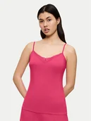 Piżamy damskie - Triumph Koszulka piżamowa Aura Spotlight 10221405 Różowy Regular Fit - miniaturka - grafika 1