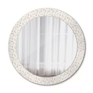 Lustra - Piękne Lustro Ścienne Okrągłe Ptasie pióra 70cm - miniaturka - grafika 1
