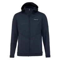 Bluzy męskie - Męska Bluza CRAFT ADV ESSENCE JERSEY HOOD JKT 2 M 1915283-396000 – Granatowy - miniaturka - grafika 1