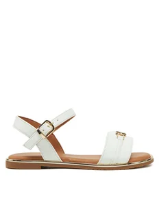 Tommy Hilfiger Sandały Sandal T3A2-33778-0326 M Biały - Buty dla dziewczynek - miniaturka - grafika 1