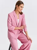 Marynarki i żakiety damskie - żakiet damski różowy - SZK0727RO żakiet - TOP SECRET - Odzieżowy sklep internetowy TOP SECRET - miniaturka - grafika 1