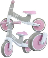 Rowerki biegowe - Rowerek Biegowy RÓŻOWY velo LEKKI KOŁA EVA pierwszy rower dla dziewczynki - miniaturka - grafika 1
