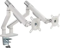 Uchwyty do monitorów - Alterzone Uchwyt biurkowy na 2 monitory 17" - 32" ALZDARM17-32-W - miniaturka - grafika 1