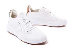 GEOX D02HNA AERANTIS A C1000 white, półbuty sportowe damskie - Geox - Półbuty damskie - miniaturka - grafika 1