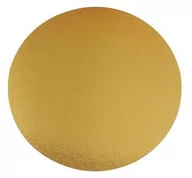 Pozostałe akcesoria kuchenne - Okrągły Złoty Podkład Pod Tort Ciasto - 34 Cm - miniaturka - grafika 1