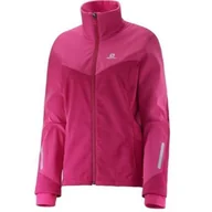 Odzież trekkingowa damska - Kurtka trekkingowa damska Salomon Pulse Softshell - miniaturka - grafika 1