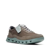 Półbuty męskie - Clarks Nature X One [light grey combi nubuck] - rozmiar 43 - miniaturka - grafika 1