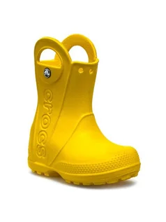 Buty dla dziewczynek - Kalosze Handle It Rain 12803 Żółty - Crocs - grafika 1