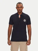 Koszulki męskie - Napapijri Polo E-Clanis NP0A4ID31761 Granatowy Regular Fit - miniaturka - grafika 1