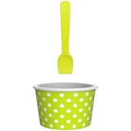 Inne naczynia kuchenne - Zak! DESIGNS Miseczka na lody 8cm DESIGNS zielono-biała 1283-660 - miniaturka - grafika 1