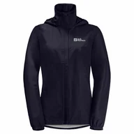 Kurtki damskie - Damska kurtka przeciwdeszczowa Jack Wolfskin STORMY POINT 2L JKT W Graphite - XS - miniaturka - grafika 1