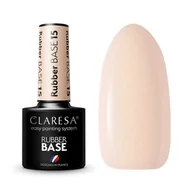 Lakiery hybrydowe - CLARESA - RUBBER BASE - Baza kauczukowa - 5 g - 15 - miniaturka - grafika 1