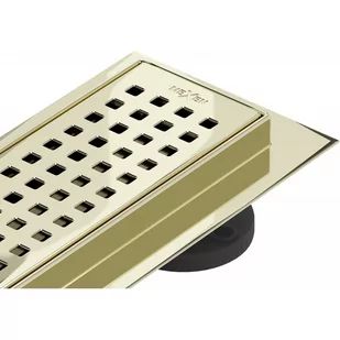 Mexen Flat M08 odpływ liniowy 80 cm, złoty - 1525080-15 - Odpływy liniowe - miniaturka - grafika 1