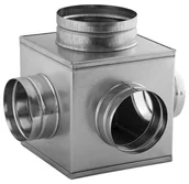 Akcesoria kominkowe - Darco Skrzynka rozdzielcza WK SRS 125 mm 3 x 100 mm ocynkowana - miniaturka - grafika 1