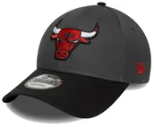 Czapki damskie - Czapka z daszkiem NEW ERA Chicago Bulls NBA Sidepatch 9FORTY szara - miniaturka - grafika 1