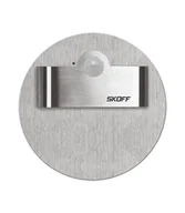 Oprawy, klosze i abażury - Oprawka RUEDA SHORT LED 2,4W 6500K 230V PIR - stal szlifowana - miniaturka - grafika 1