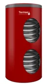 Zasobniki i wymienniki - Bojler nierdzewny pionowy TERMSO 400L 2w CWU dwie wężownice STAL NIERDZEWNA wymiennik zasobnik bojler - miniaturka - grafika 1