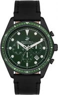 Zegarki męskie - Zegarek męski BEVERLY HILLS BP3355X.671 zielony fashion na prezent - miniaturka - grafika 1