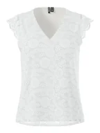 Bluzki damskie - Pieces Bluzka "Olline" w kolorze białym - miniaturka - grafika 1