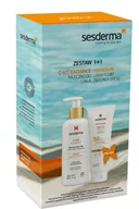 Zestawy kosmetyków damskich - Sesderma Zestaw Dermokosmetyków, C-Vit Radiance Mleczko + Repaskin Light Fluid SPF50 - miniaturka - grafika 1