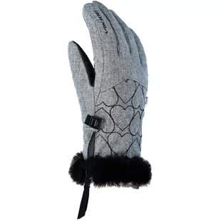 Viking, Rękawice dziecięce, Meris Jr Ski Kids, czarne, Rozmiar 4 (58232323 ) - Rękawice narciarskie - miniaturka - grafika 1